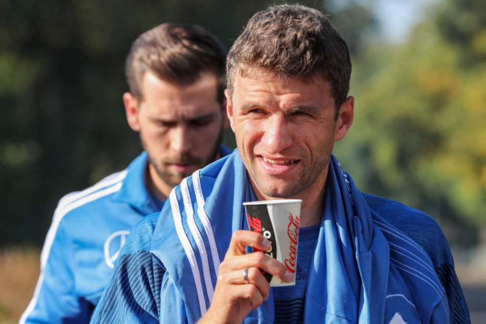 Thomas Müller blickt auch mit der Nationalmannschaft weiter nach vorne.