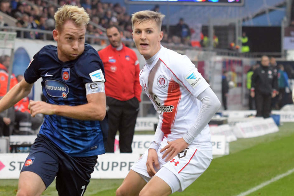 Joel Keller (rechts) kam in dieser Saison noch nicht in der 2. Bundesliga zum Einsatz.