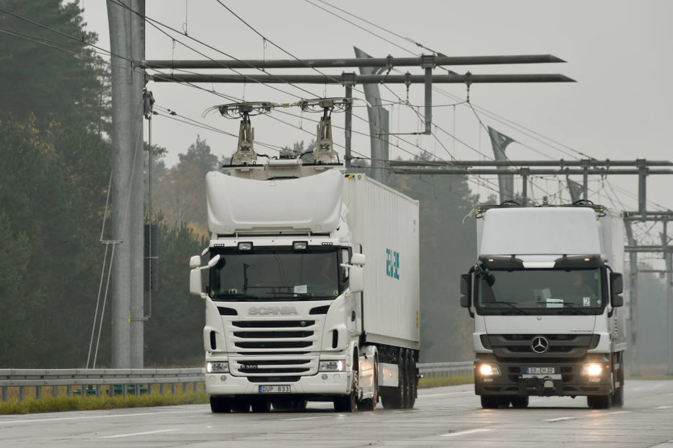 Bald auch in Hessen: Ein eHighway zwischen Langen und Mörfelden. (Symbolfoto)