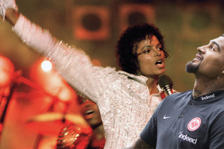 Starkicker Kevin-Prince Bateng (l.) hat offensichtlich auch die Mooves von Michael Jackson drauf.