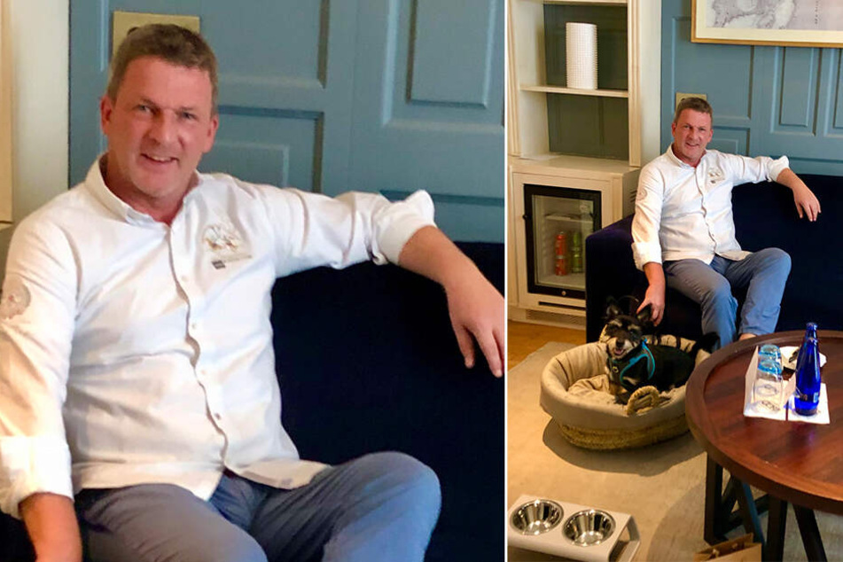 Hoteldirektor Sven Rasch (47) hat ein Herz für Vierbeiner, führt regelmäßig Tierheim-Hunde aus.