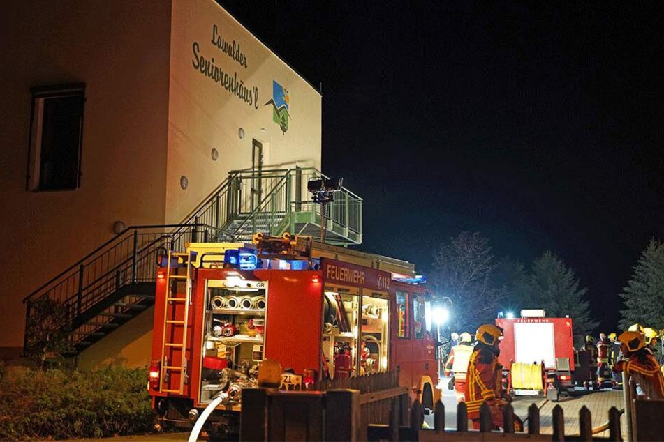Mehrere Feuerwehren kamen in Lawalde zum Einsatz.