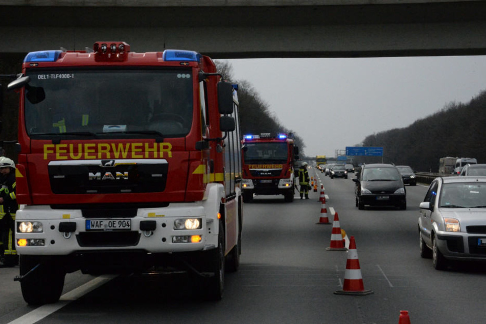 Knapp zwei Dutzend Feuerwehrleute waren vor Ort.