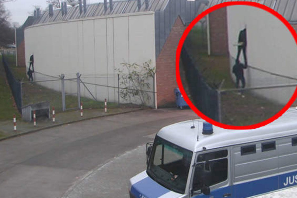 Überwachungskameras zeigen die spektakuläre Flucht.