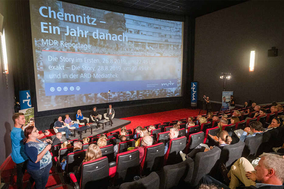 Bei der Publikumsdiskussion zur MDR-Doku "Chemnitz - Ein Jahr danach" gingen die Meinungen weit auseinander.