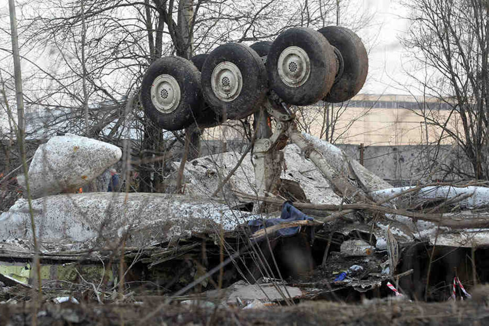 Beim Absturz am 10. April 2010 kamen in dieser Tupolew TU-154 insgesamt 96 Insassen ums Leben.