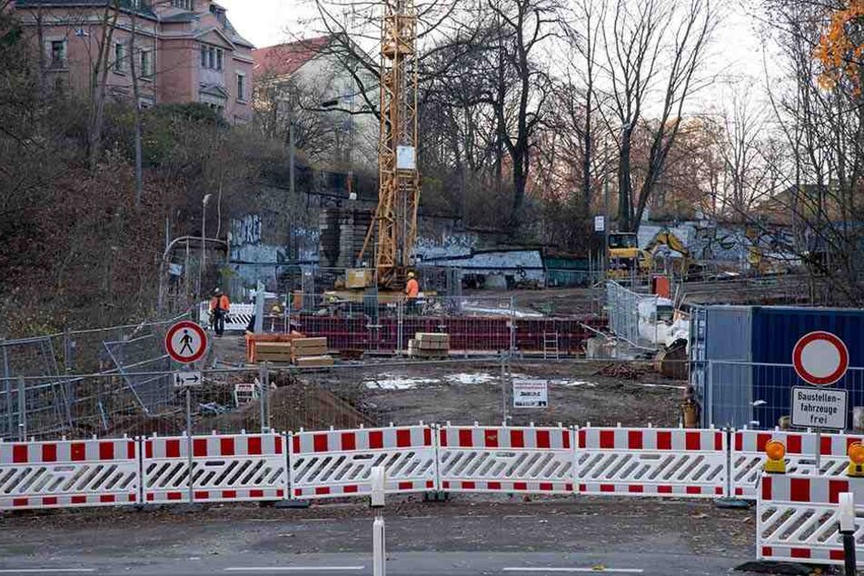 Die Bauarbeiten gehen flott voran. Lediglich das Fällen von Bäumen sorgte für Ärger.