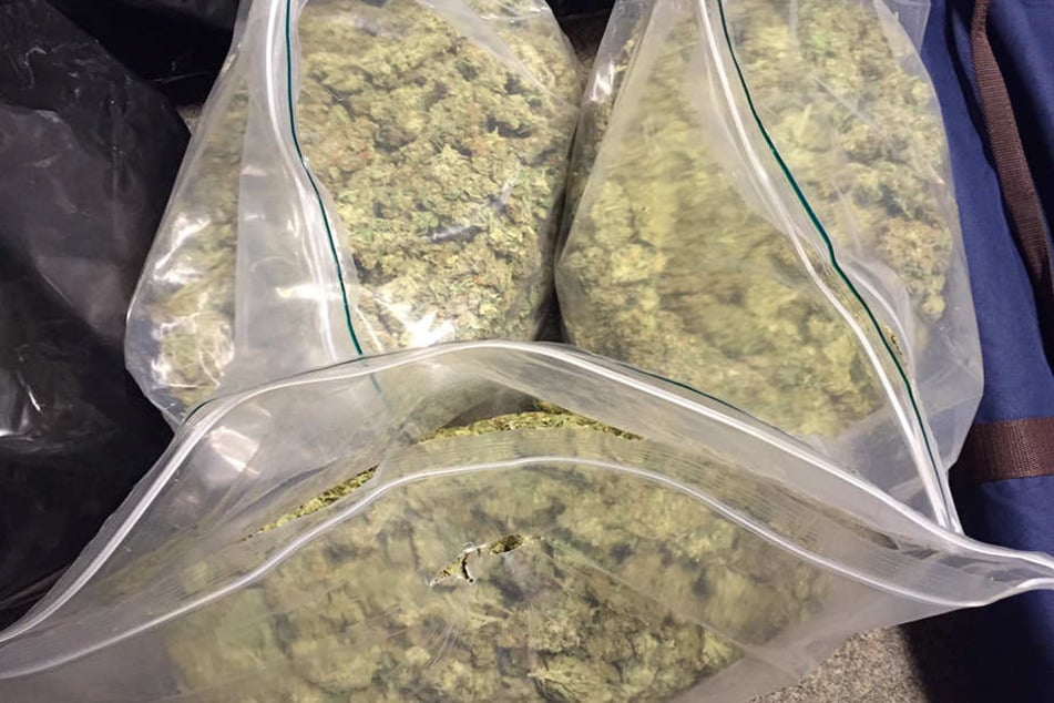 Insgesamt 43 Pakete mit insgesamt fast 10 Kilo Marihuana wurden gefunden.