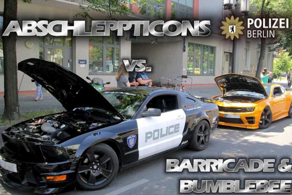 Bumblebee (re.) und Barricade haben so viele irdische Schwachstellen, dass die Polizei sie aus dem Verkehr ziehen musste.