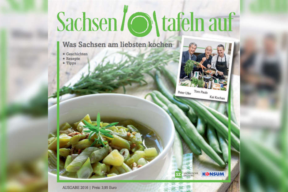 So sieht es aus: Das Kochbuch mit den besten sächsischen Rezepten (für nur 3,95 Euro!!).