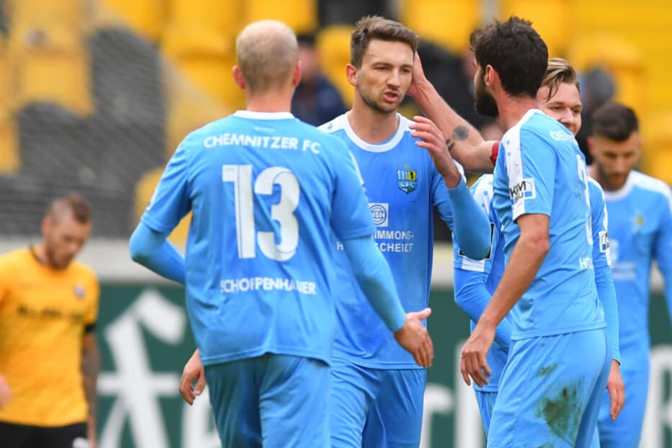 Matti Langer markierte das 1:0 für die Himmelblauen.
