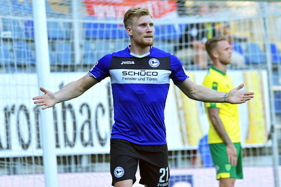 Stürmer Andreas Voglsammer will gegen Regensburg von Anfang an spielen.