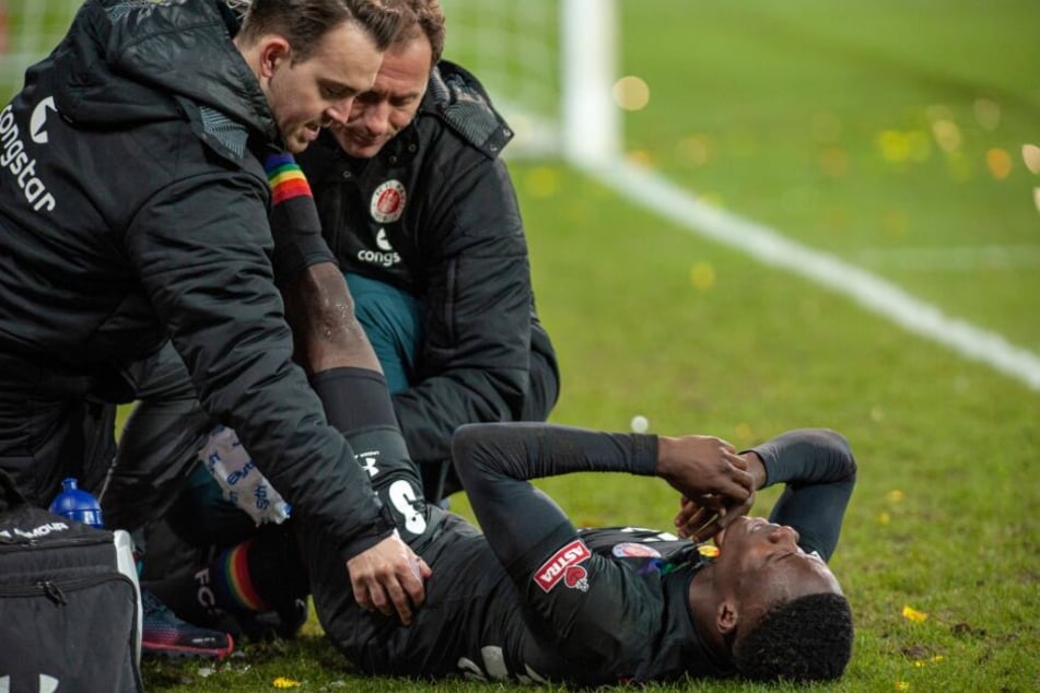 Christian Conteh verletzte sich im Pokalspiel.