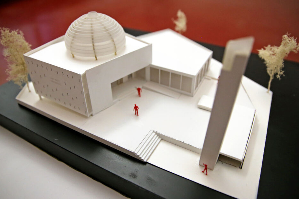 Der Entwurf für den Moschee-Neubau in Leipzig.