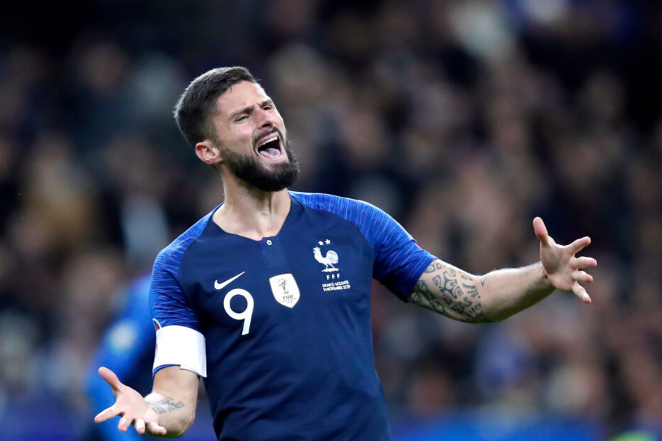 Ebenfalls unzufrieden mit seiner derzeitigen Situation: Olivier Giroud. Ist er einer für den BVB?