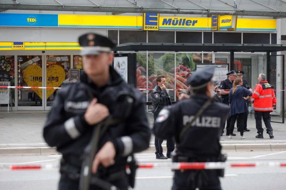 In dieser Hamburger Edeka-Filiale stach Ahmad A. auf seine Opfer ein.