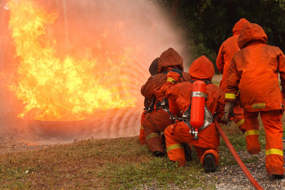 Ein Jugendlicher zündelte mutwillig, um den Brand im Anschluss mit den Kameraden der Freiwilligen Feuerwehr löschen zu können. (Symbolbild)