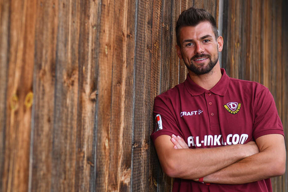 Dynamo-Keeper Patrick Wiegers (29) ist zum ersten Mal Papa geworden.