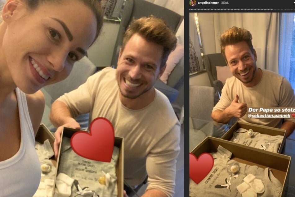 In ihren Instagram-Storys lässt das Paar seine Fans an der Schwangerschaft teilhaben.