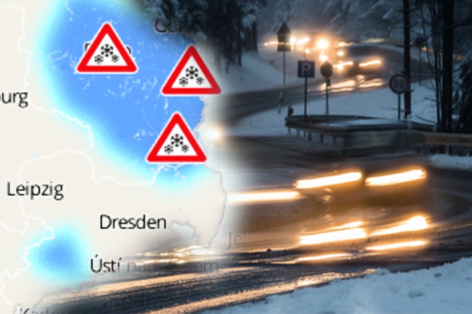 In Sachsen, Thüringen und Südniedersachsen gilt bis 10 Uhr Warnung vor Glätte.