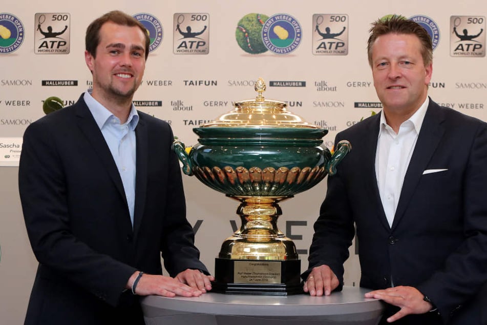Turnierdirektor Ralf Weber (r.) und Marketingleiter Stephan Pumpe freuen sich auf die GWO18.