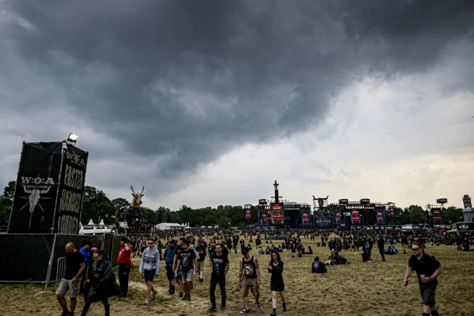 Das Wacken-Festival musste kurzzeitig geräumt werden.