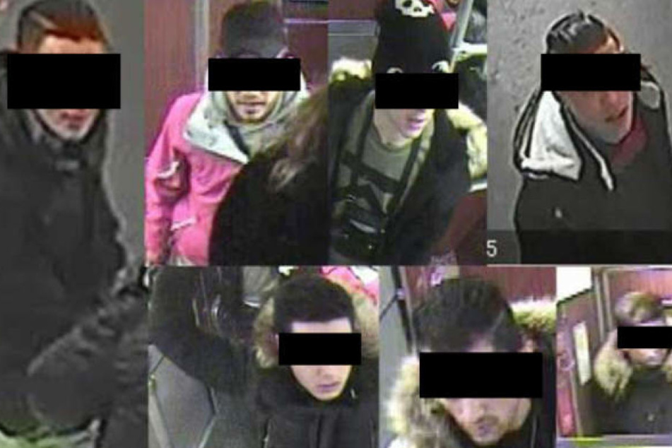 Mit diesen Überwachungsbildern suchte die Polizei nach den mutmaßlichen Tätern.