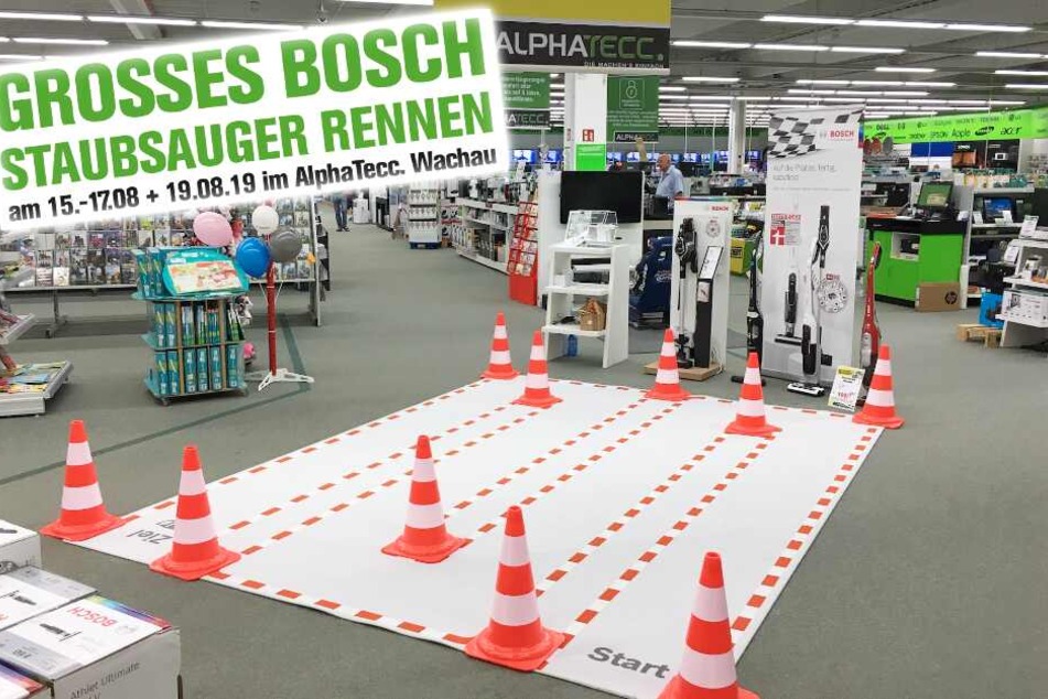 Auf dieser Strecke im Markt findet das große Bosch-Rennen statt.