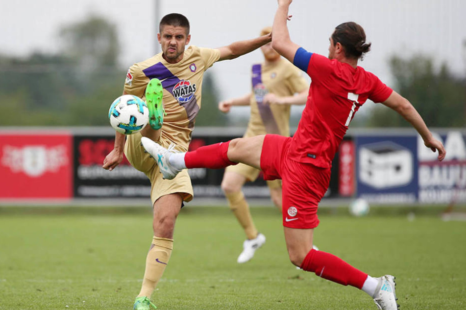 Aue setzte sich gegen Antalyaspor souverän zur Wehr.