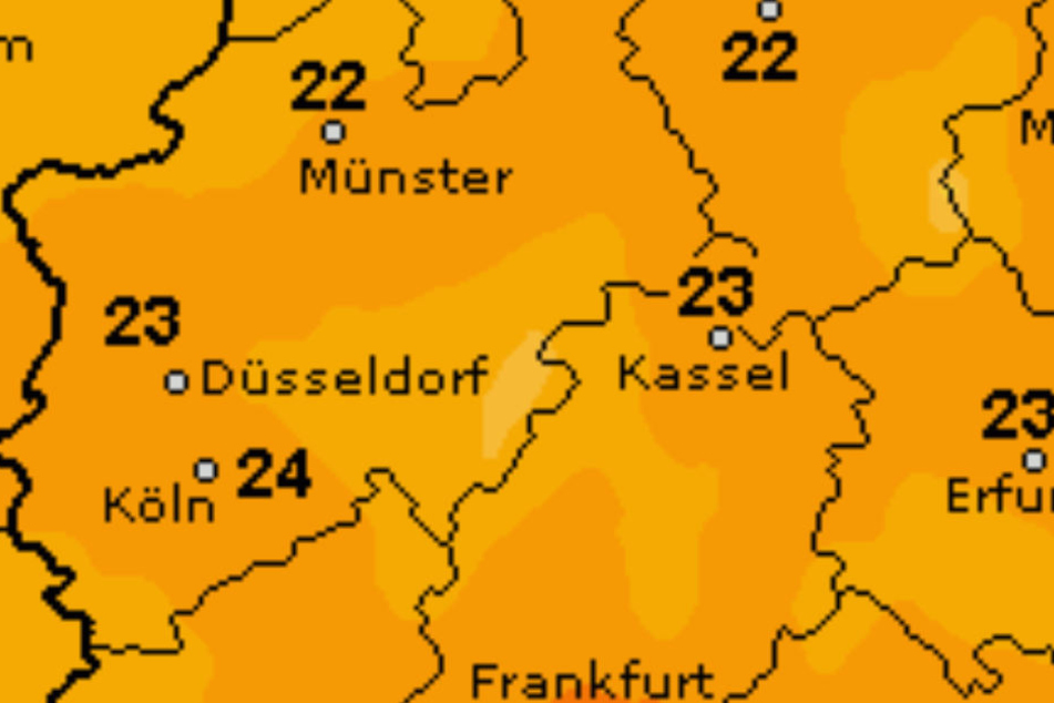 Am Sonntag erreichen die Wochenend-Temperaturen ihren Höhepunkt.