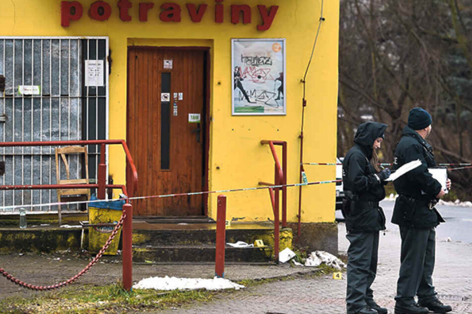 Sofort nach dem Überfall nahm die Kripo die Ermittlungen auf.