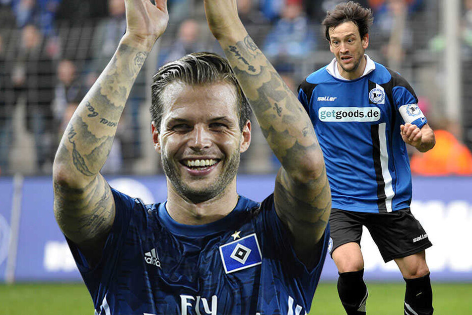 Jahrelang hielt Markus Schuler (rechts) den Torlos-Rekord. Jetzt wurde er vom HSV-Profi Dennis Diekmeier abgelöst.