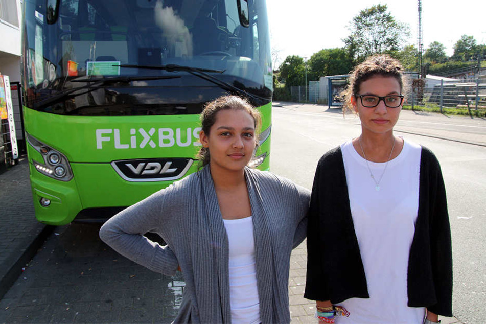 Die beiden Mädchen (Renée, 17 und Tiesan-Yesim, 19) kamen per Anhalter zurück nach Bielefeld.