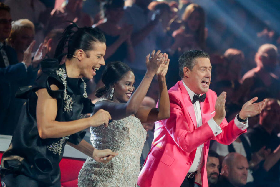 Jorge Gonzalez (l-r), Motsi Mabuse und Joachim Llambi sitzen auch dieses Jahr wieder in der Jury.