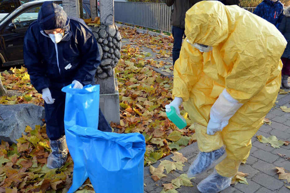 Aufgrund der Ansteckungsgefahr wurden strenge Vorsichtsmaßnahmen getroffen.