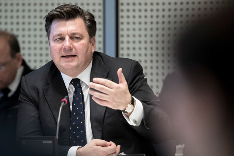 Berlins Innensenator Andreas Geisel bei der Konstituierenden Sitzung des Innenausschusses des neuen Berliner Abgeordnetenhauses.