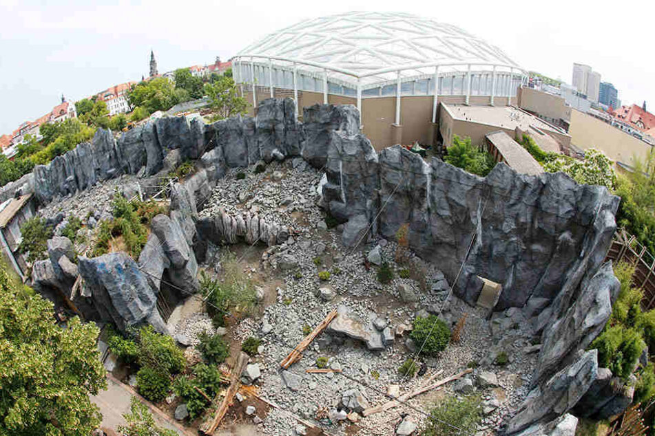 Noch sind die Bauarbeiten in der Hochgebirgslandschaft in vollem Gange, am 1. August soll dann die große Eröffnung sein.