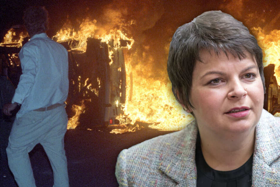 Stefanie Drese entschuldigte sich im Namen des Landes für das Versagen 1992.