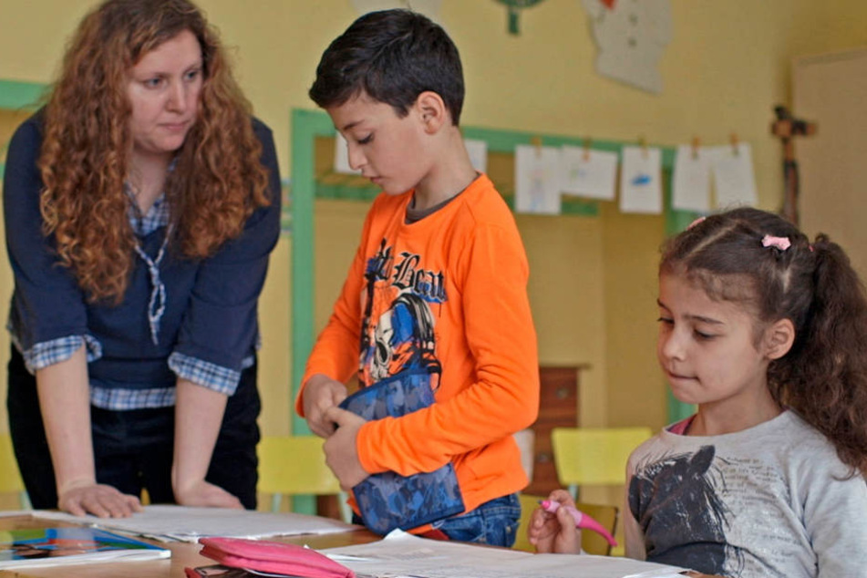 Kamala (9) ist eine der Besten in ihrer Golzower Klasse.
