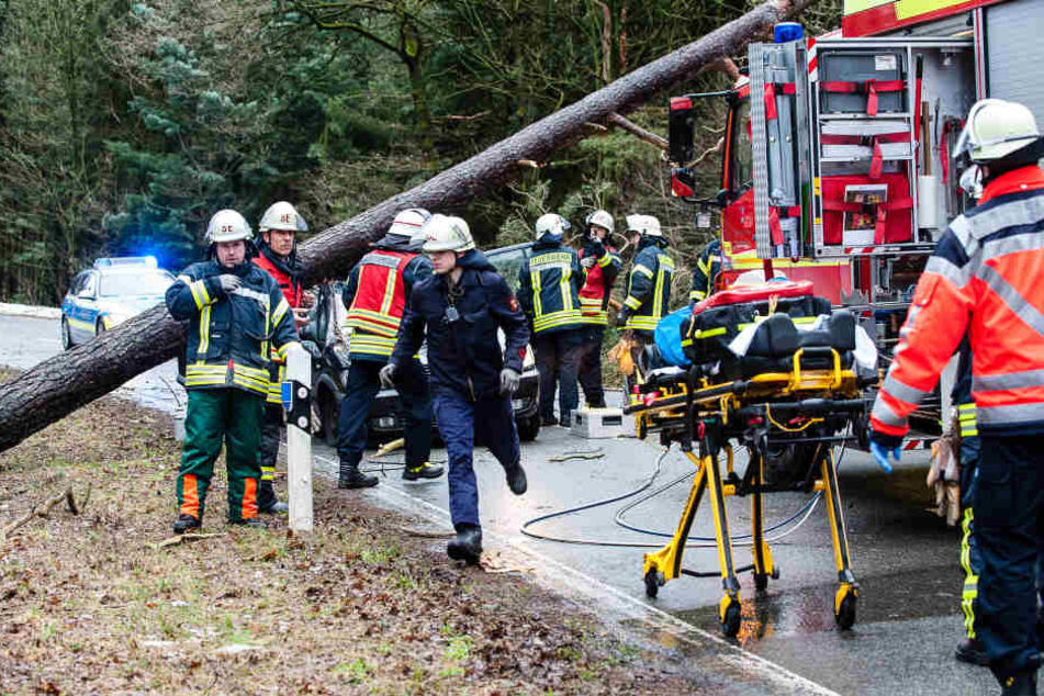 Zahlreiche Einsatzkräfte waren im Einsatz.