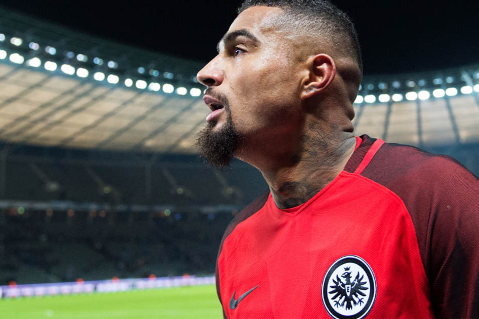 Kevin-Prince Boateng trägt seit August den Eintracht-Adler auf der Brust (Archivbild).