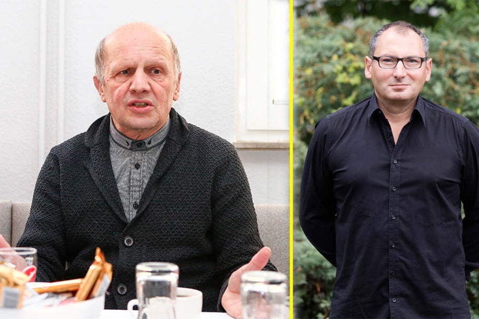 Manager Wolf-Rüdiger Ziegenbalg (l.) und Präsident Thomas Löwe (r.) trafen sich in Berlin mit dem Chef des Lok-Hauptsponsors, Franz-Josef Wernze, zu einem Finanzgespräch.