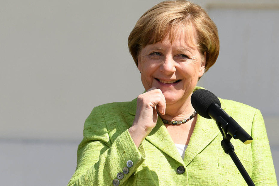 Hätte allen Grund zu strahlen: Angela Merkel (CDU) würden 50 Prozent der Wahlberechtigten in Brandenburg wieder zur Kanzlerin wählen.