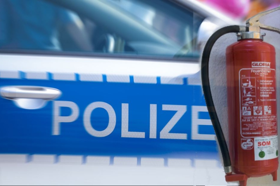 Auch ein Feuerlöscher war bei der Schlägerei beteiligt (Symbolbild).