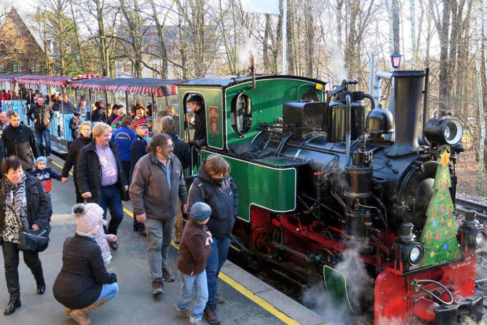 Die Parkbahn verabschiedet sich in die Winterpause.