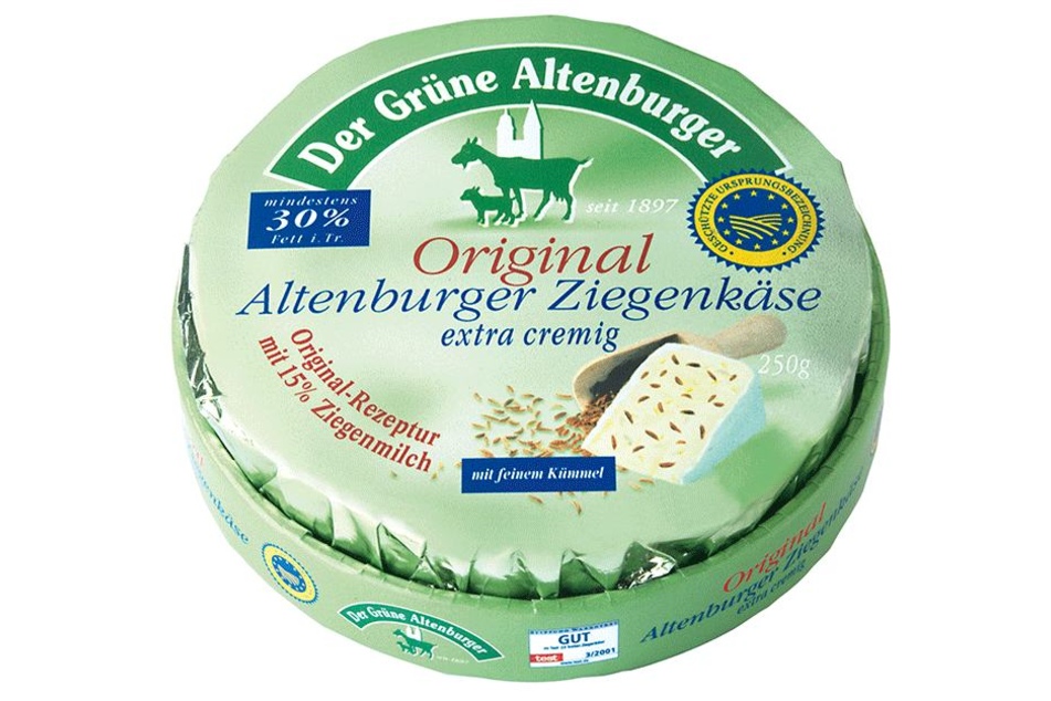 Altenburger Ziegenkäse ist ein Weichkäse aus dem Grenzgebiet zwischen Sachsen und Thüringen. Er wird aus Kuhmilch mit einem Anteil von 15 Prozent Ziegenmilch hergestellt.