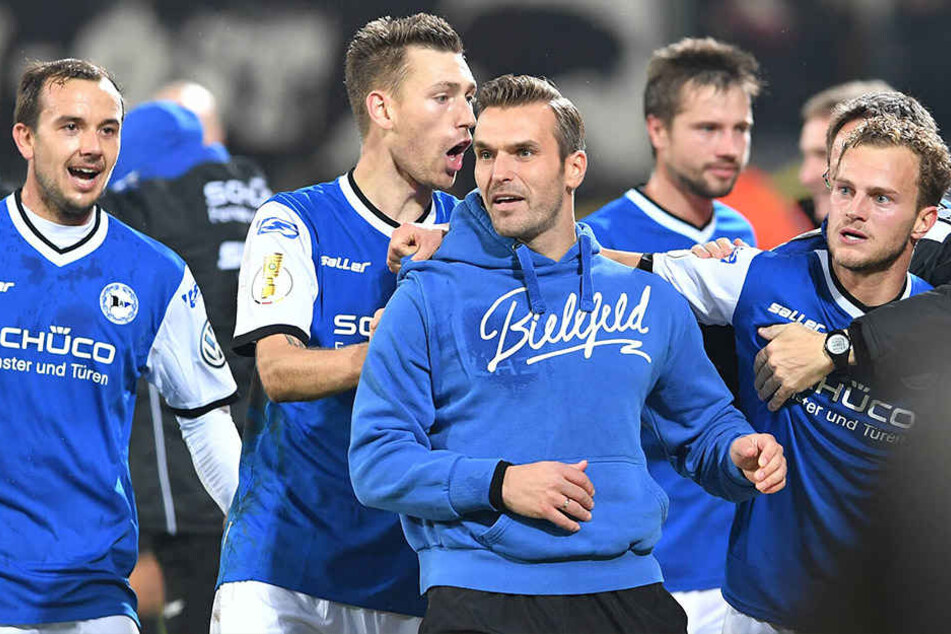 Dieses Spiel leitete die Wende ein: Der DSC gewann unter Interimstrainer Rump die zweite Runde des DFB-Pokals gegen Dynamo Dresden mit 1:0.