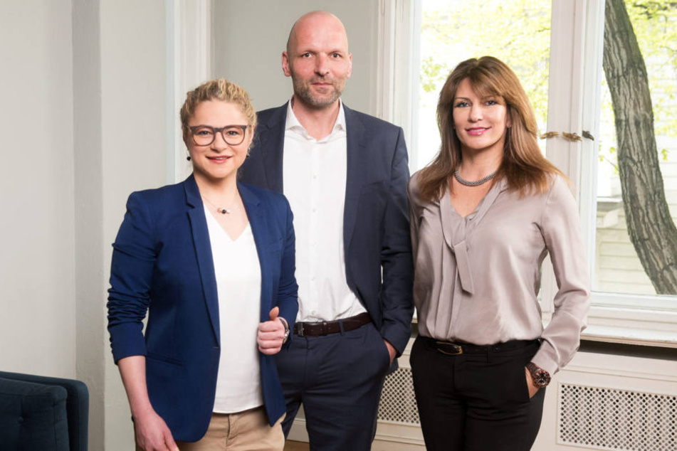 Das Expertenteam: Psychotherapeutin und Psychoanalytikerin Dr. Sandra
Köhldorfer, Diplom-Psychologe Markus Ernst und Paar- und Sexualtherapeutin Beate
Quinn (v.l.n.r.).