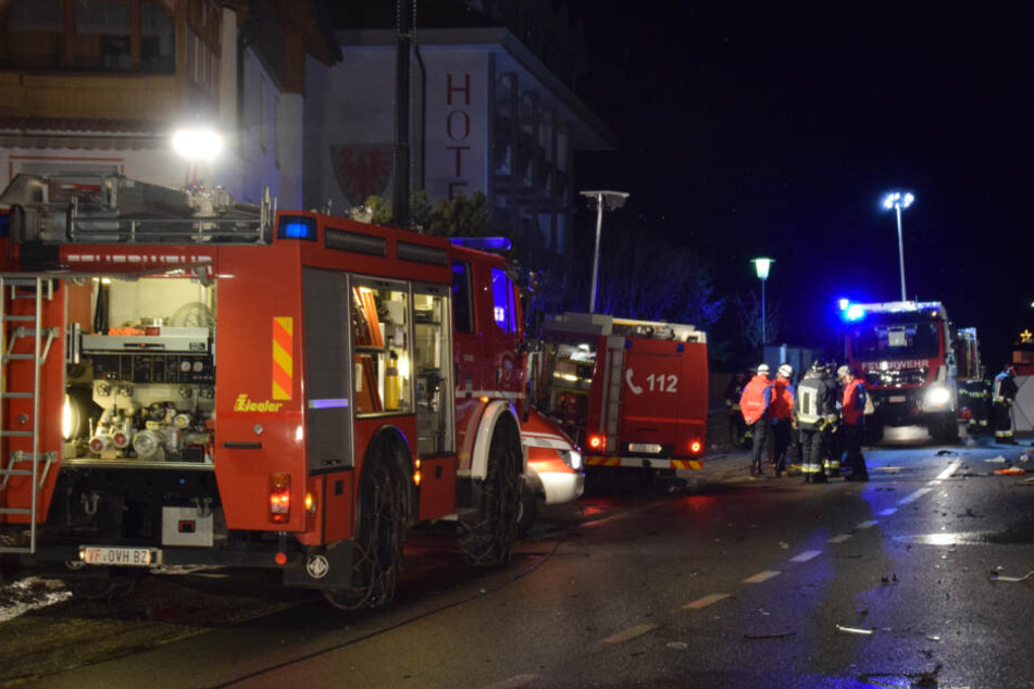 Ein Großaufgebot an Rettungssanitätern war schnell vor Ort.
