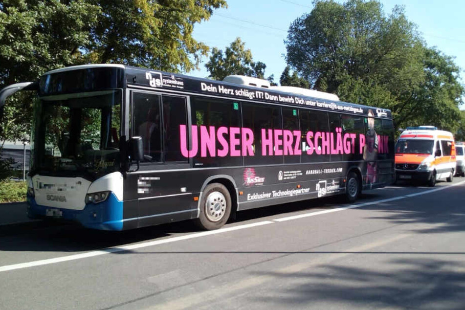 In diesem Bus verletzten sich die Kinder.